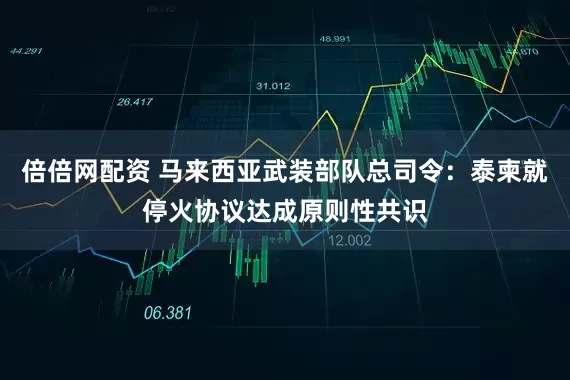 倍倍网配资 马来西亚武装部队总司令：泰柬就停火协议达成原则性共识